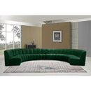  Manufacturer Color_Green -- Infinity 178" Green Velvet Upholstered 8 pc Modular Sectional IMAGE 2