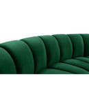  Manufacturer Color_Green -- Infinity 178" Green Velvet Upholstered 8 pc Modular Sectional IMAGE 8