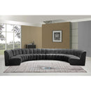  Manufacturer Color_Grey -- Infinity 178" Grey Velvet Upholstered 8 pc Modular Sectional IMAGE 2