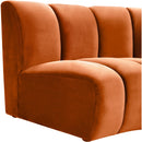  Manufacturer Color_Cognac -- Infinity Cognac Velvet Upholstered Modular Chair IMAGE 6
