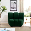 Manufacturer Color_Green -- Infinity Green Velvet Upholstered Modular Chair IMAGE 2