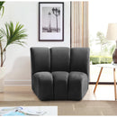  Manufacturer Color_Grey -- Infinity Grey Velvet Upholstered Modular Chair IMAGE 2