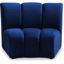  Manufacturer Color_Navy -- Infinity Navy Velvet Upholstered Modular Chair IMAGE 1