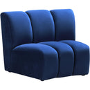  Manufacturer Color_Navy -- Infinity Navy Velvet Upholstered Modular Chair IMAGE 3