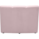  Manufacturer Color_Pink -- Infinity Pink Velvet Upholstered Modular Chair IMAGE 4