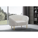  Manufacturer Color_Cream -- Meridian Ritz Stationary Fabric Chair IMAGE 2