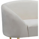 Manufacturer Color_Cream -- Meridian Ritz Stationary Fabric Chair IMAGE 4
