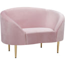 Meridian Ritz Stationary Fabric Chair 659Pink-C IMAGE 1
