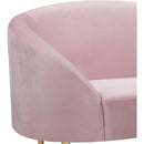  Manufacturer Color_Pink -- Ritz Pink Velvet Upholstered Chair IMAGE 4