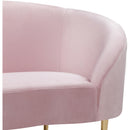  Manufacturer Color_Pink -- Ritz Pink Velvet Upholstered Chair IMAGE 5
