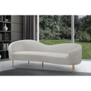  Manufacturer Color_Cream -- Meridian Ritz Stationary Fabric Sofa IMAGE 2