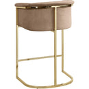  Color_Beige/ Gold -- Meridian Donatella Counter Height Stool IMAGE 3