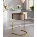  Color_Beige/ Gold -- Meridian Donatella Counter Height Stool IMAGE 4