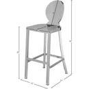  Color_Chrome -- Meridian Maddox Pub Height Stool IMAGE 5
