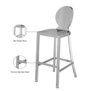  Color_Chrome -- Meridian Maddox Pub Height Stool IMAGE 6