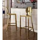  Color_Gold -- Maddox Gold Gold Stainless Steel Bar Stool IMAGE 2