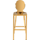  Color_Gold -- Maddox Gold Gold Stainless Steel Bar Stool IMAGE 4