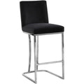  Color_Black/ Chrome -- Meridian Heidi Counter Height Stool IMAGE 1