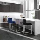  Color_Black/ Chrome -- Meridian Heidi Counter Height Stool IMAGE 2