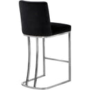  Color_Black/ Chrome -- Meridian Heidi Counter Height Stool IMAGE 3