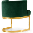  Color_Gold/ Green -- Gianna Green Velvet Upholstered Dining Chair IMAGE 3