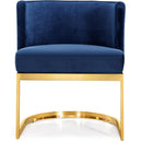  Color_Navy -- Gianna Navy Velvet Upholstered Dining Chair IMAGE 4