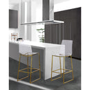  Color_Gold/ Transparent -- Meridian Lumen Counter Height Stool IMAGE 2