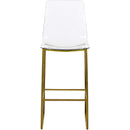  Color_Gold/ Transparent -- Meridian Lumen Counter Height Stool IMAGE 4