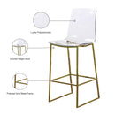  Color_Gold/ Transparent -- Meridian Lumen Counter Height Stool IMAGE 6