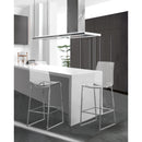  Color_Chrome/ Transparent -- Lumen Chrome Lucite And Metal Counter Stool IMAGE 2