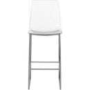  Color_Chrome/ Transparent -- Lumen Chrome Lucite And Metal Counter Stool IMAGE 4