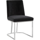 Color_Black/ Chrome -- Meridian Heidi Dining Chair IMAGE 1