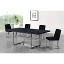  Color_Black/ Chrome -- Meridian Heidi Dining Chair IMAGE 2