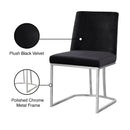  Color_Black/ Chrome -- Meridian Heidi Dining Chair IMAGE 6