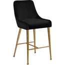  Color_Black/ Gold -- Meridian Owen Pub Height Stool IMAGE 1