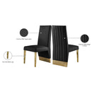  Color_Black/ Gold -- Meridian Porsha Dining Chair IMAGE 10