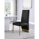  Color_Black/ Gold -- Meridian Porsha Dining Chair IMAGE 2