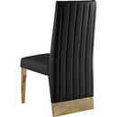  Color_Black/ Gold -- Meridian Porsha Dining Chair IMAGE 3