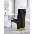  Color_Black/ Gold -- Meridian Porsha Dining Chair IMAGE 4