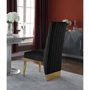  Color_Black/ Gold -- Meridian Porsha Dining Chair IMAGE 3