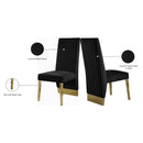  Color_Black/ Gold -- Meridian Porsha Dining Chair IMAGE 6