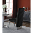 Color_Black/ Chrome -- Meridian Porsha Dining Chair IMAGE 3