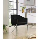  Color_Black/ Chrome -- Meridian Xavier Dining Chair IMAGE 2
