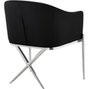  Color_Black/ Chrome -- Meridian Xavier Dining Chair IMAGE 3