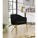  Color_Black/ Gold -- Meridian Xavier Chair IMAGE 2