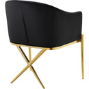  Color_Black/ Gold -- Meridian Xavier Chair IMAGE 3
