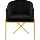  Color_Black/ Gold -- Meridian Xavier Chair IMAGE 4