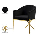  Color_Black/ Gold -- Meridian Xavier Chair IMAGE 6
