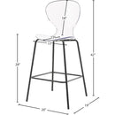  Color_Matte Black -- Meridian Clarion Counter Height Stool IMAGE 6