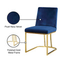  Color_Navy -- Heidi Navy Velvet Upholstered Dining Chair IMAGE 6